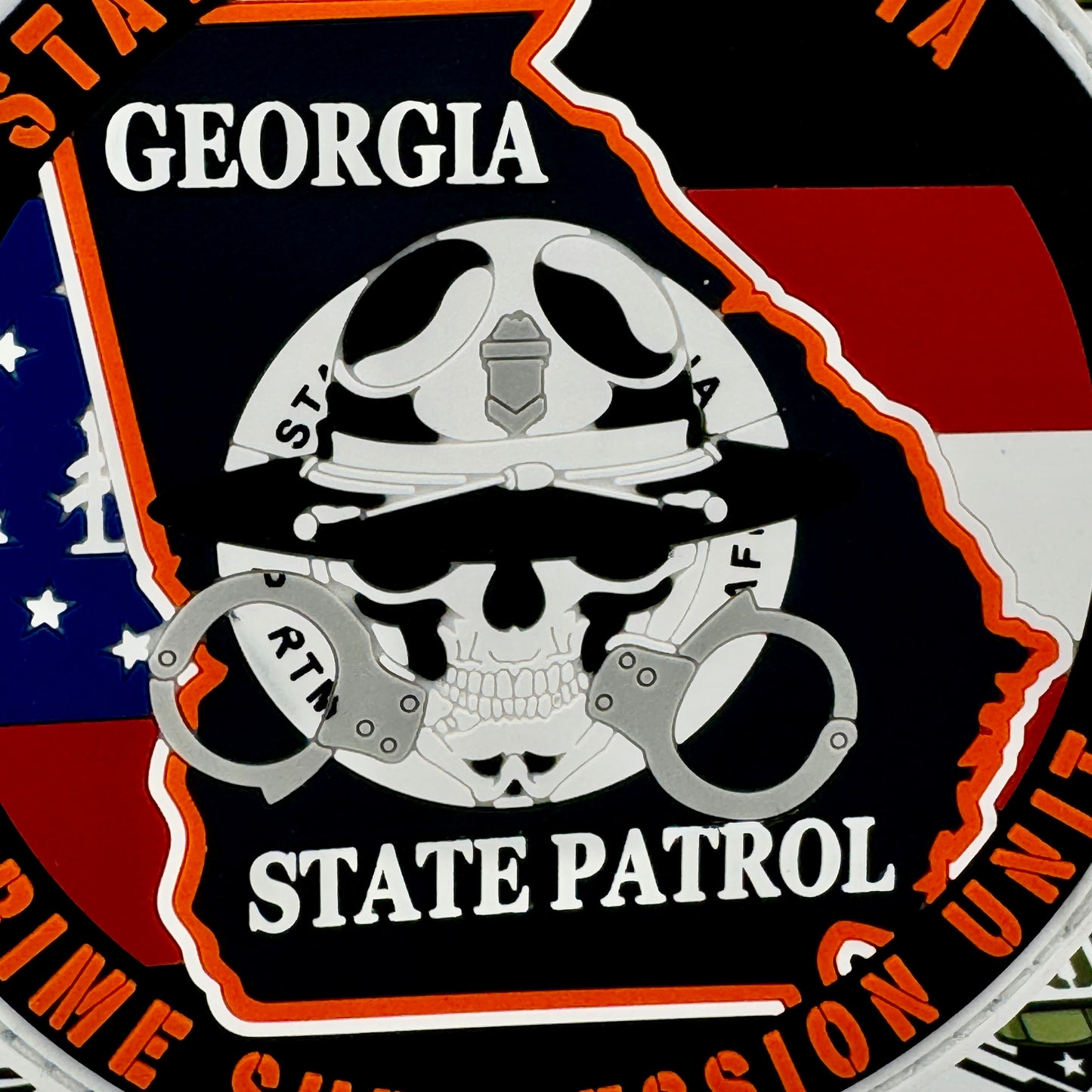 Georgia State Patrol (GSP) - Crime Suppression Unit (CSU) PVC Patch