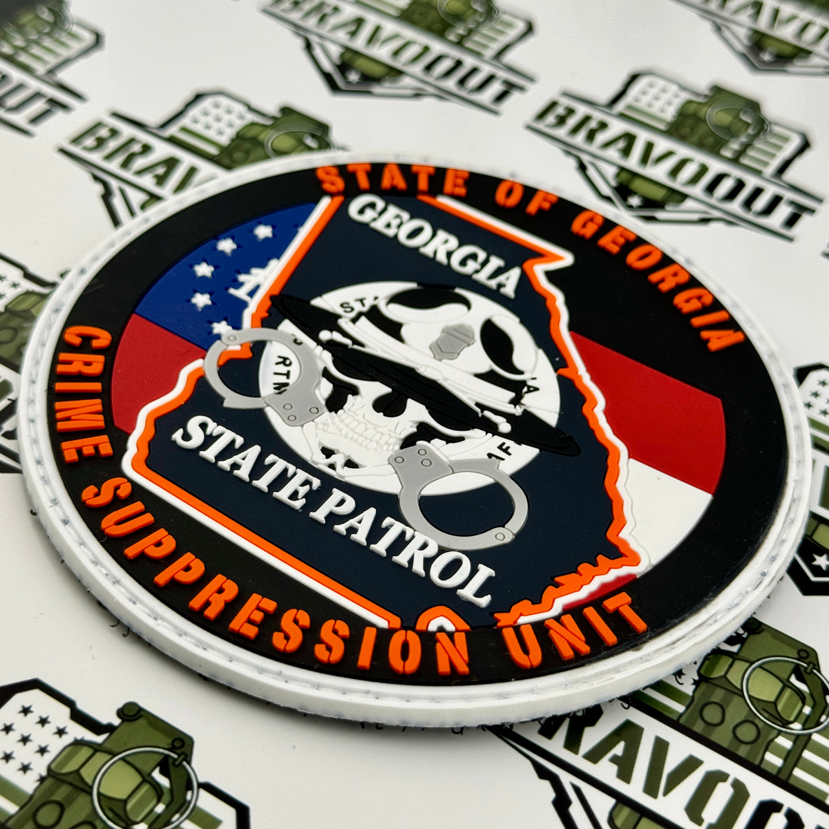 Csu Patch Georgia State Patrol (GSP) - Crime Suppression Unit (CSU) PVC Patch ...