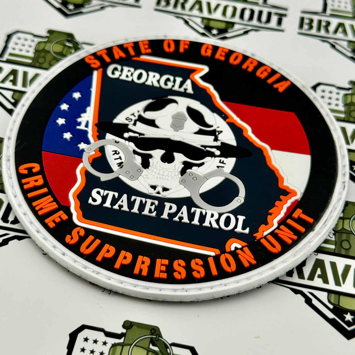 Csu Patch Georgia State Patrol (GSP) - Crime Suppression Unit (CSU) PVC Patch ...