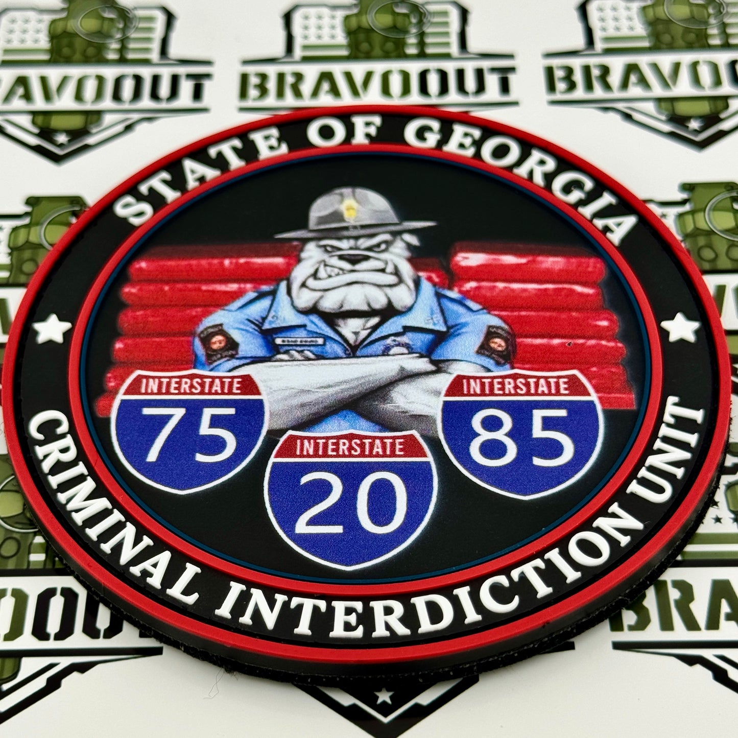 Georgia State Patrol (GSP) - Criminal Interdiction Unit (CIU) PVC Patch