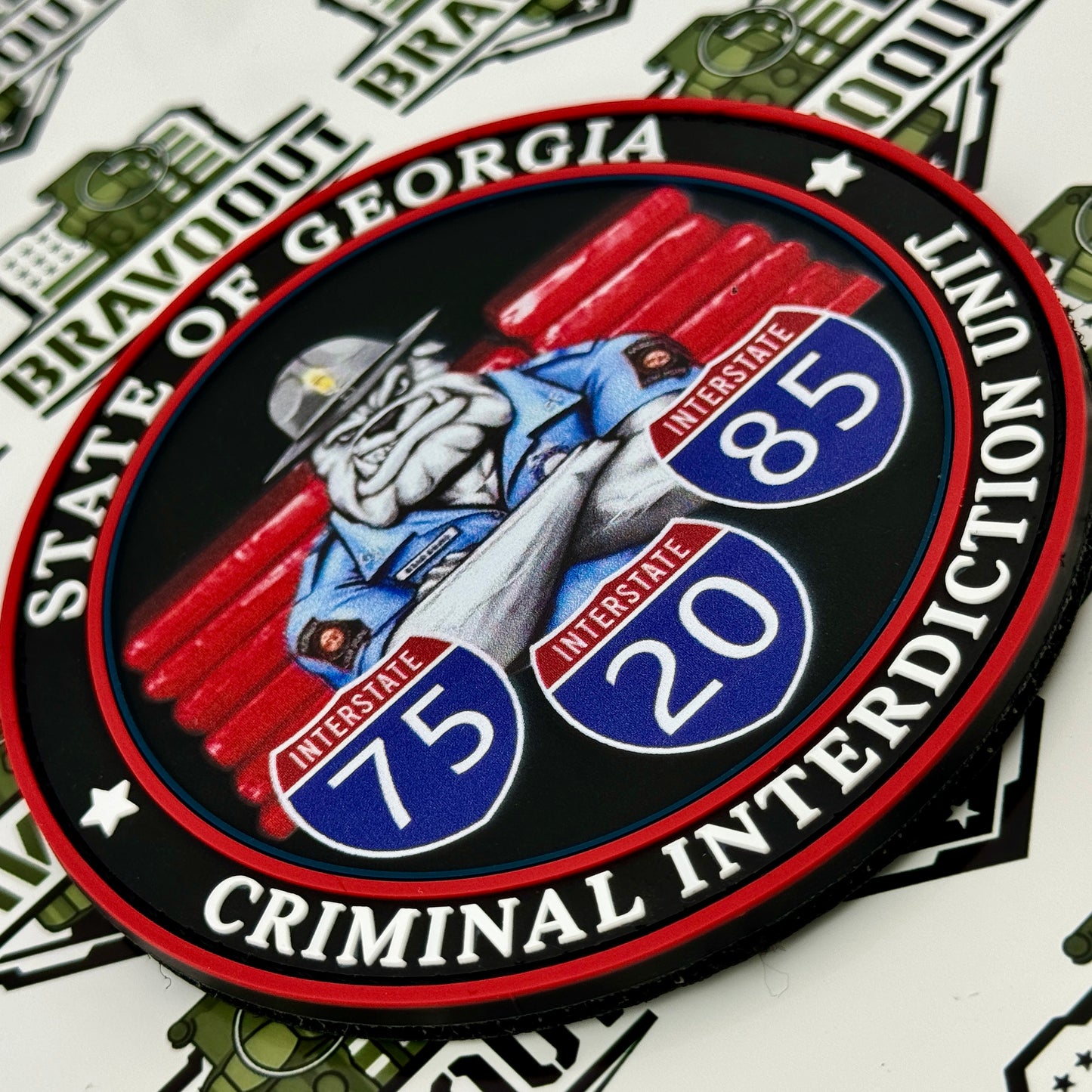 Georgia State Patrol (GSP) - Criminal Interdiction Unit (CIU) PVC Patch