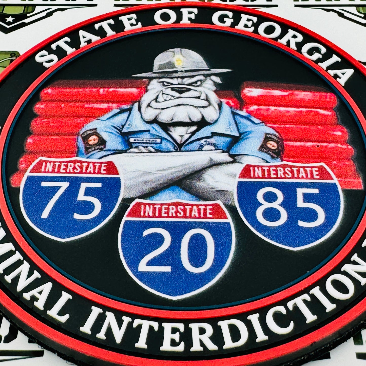 Georgia State Patrol (GSP) - Criminal Interdiction Unit (CIU) PVC Patch