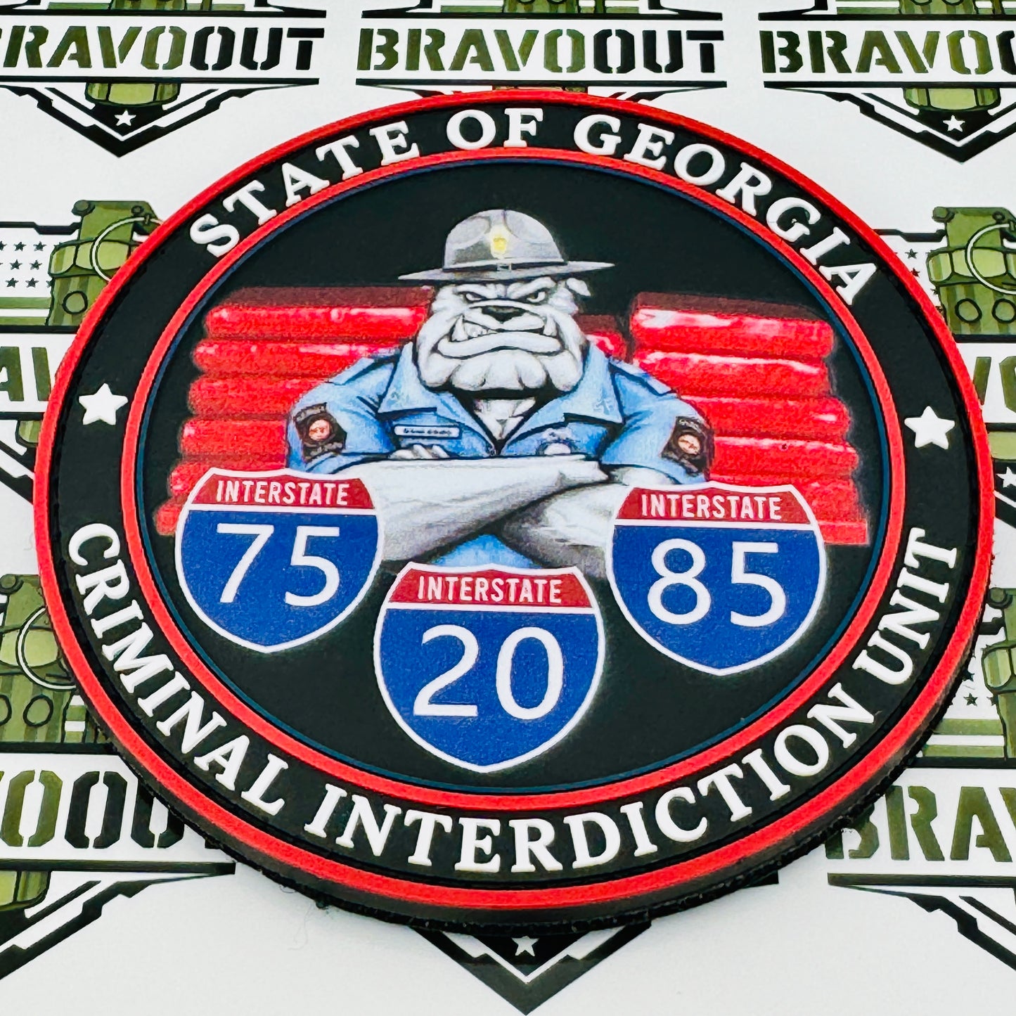 Georgia State Patrol (GSP) - Criminal Interdiction Unit (CIU) PVC Patch