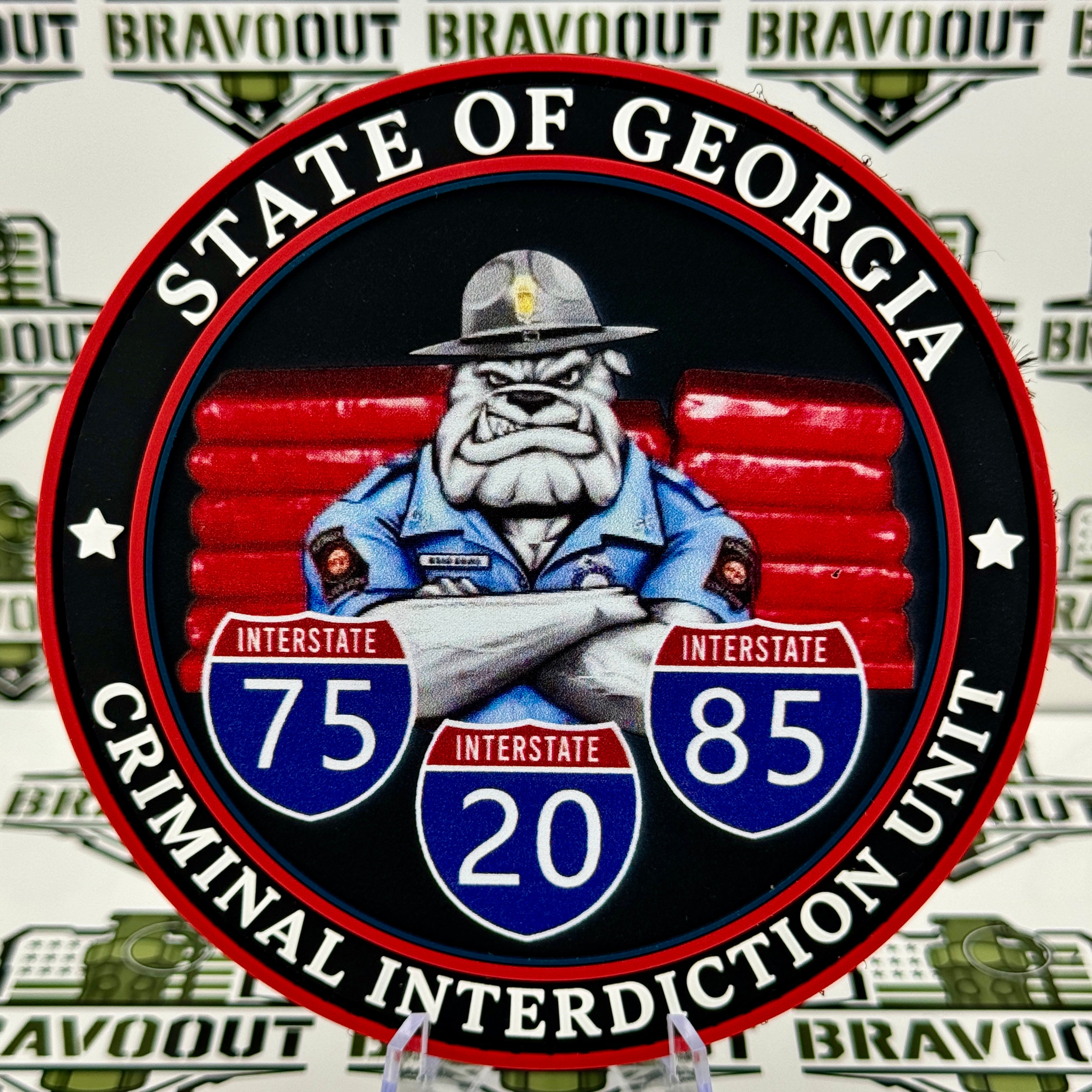 Georgia State Patrol (GSP) - Criminal Interdiction Unit (CIU) PVC Patc ...