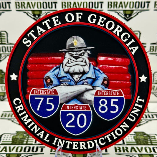 Georgia State Patrol (GSP) - Criminal Interdiction Unit (CIU) PVC Patch