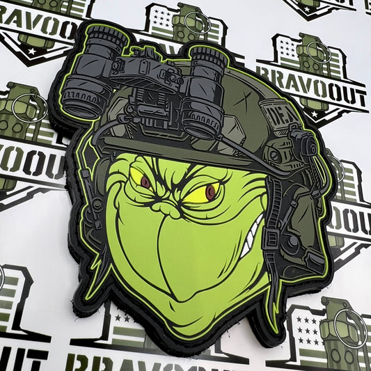 DEA Tactical Grinch PVC Patch